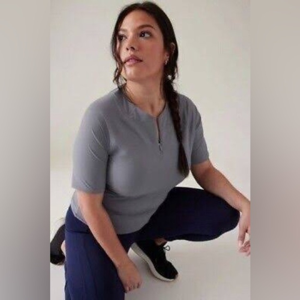 Athleta Sunchaser 3/4 Sleeve Tee